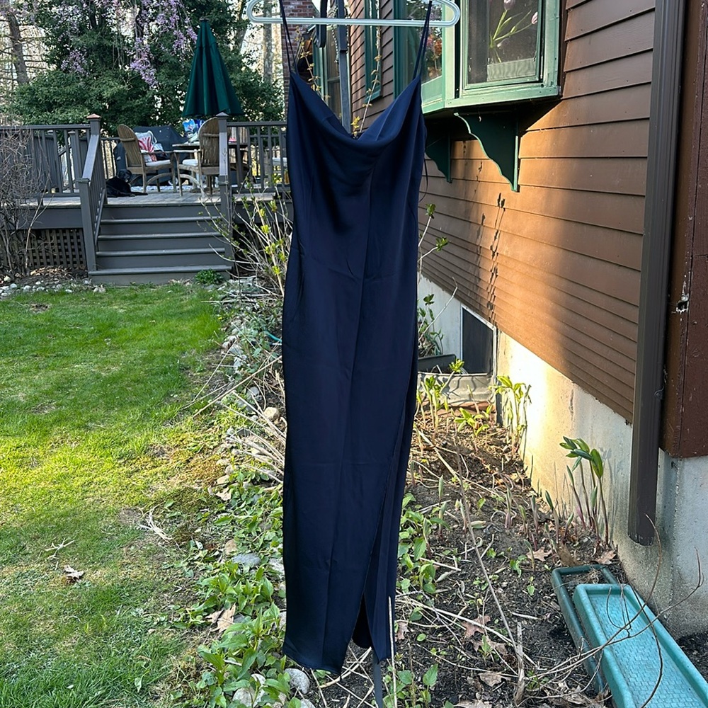 Keepsake navy maxi sleeveless women’s dress size small
